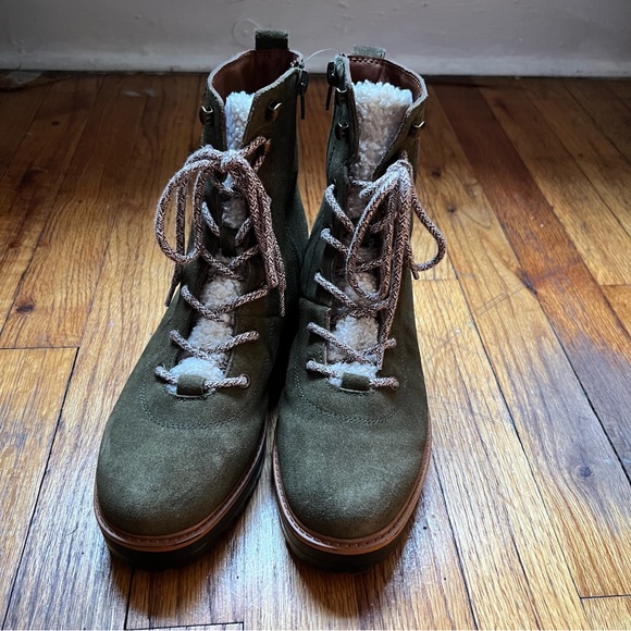 Marc Fisher Winter Combat Boots - Picture 2 of 7
